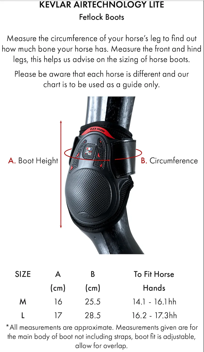 PRE ORDER Kevlar Airtechnology Lite Fetlock Boots