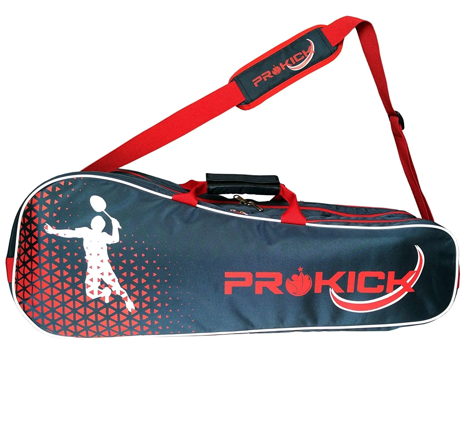 Prokick Badminton Kitbag with Double Zipper Compartments