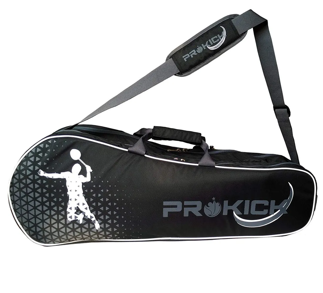 Prokick Badminton Kitbag with Double Zipper Compartments