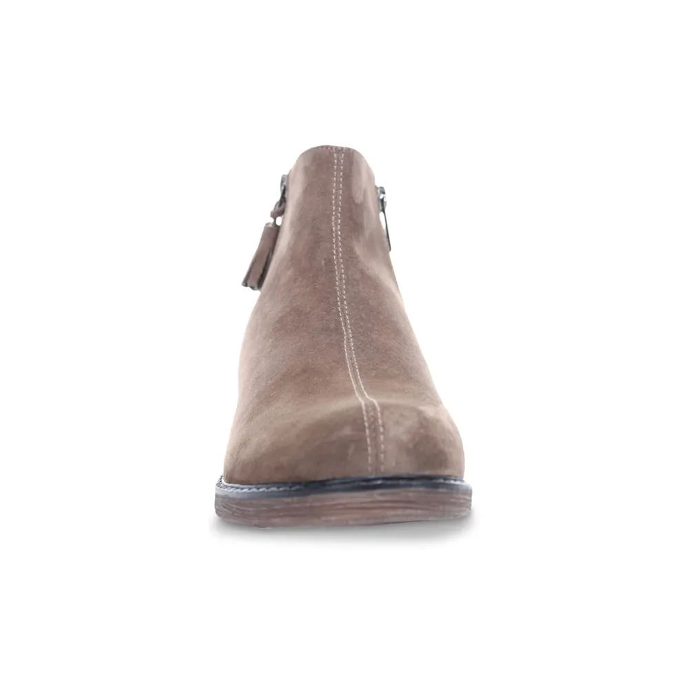 Propet Rebel Smoked Taupe Suede Bootie (Women's)