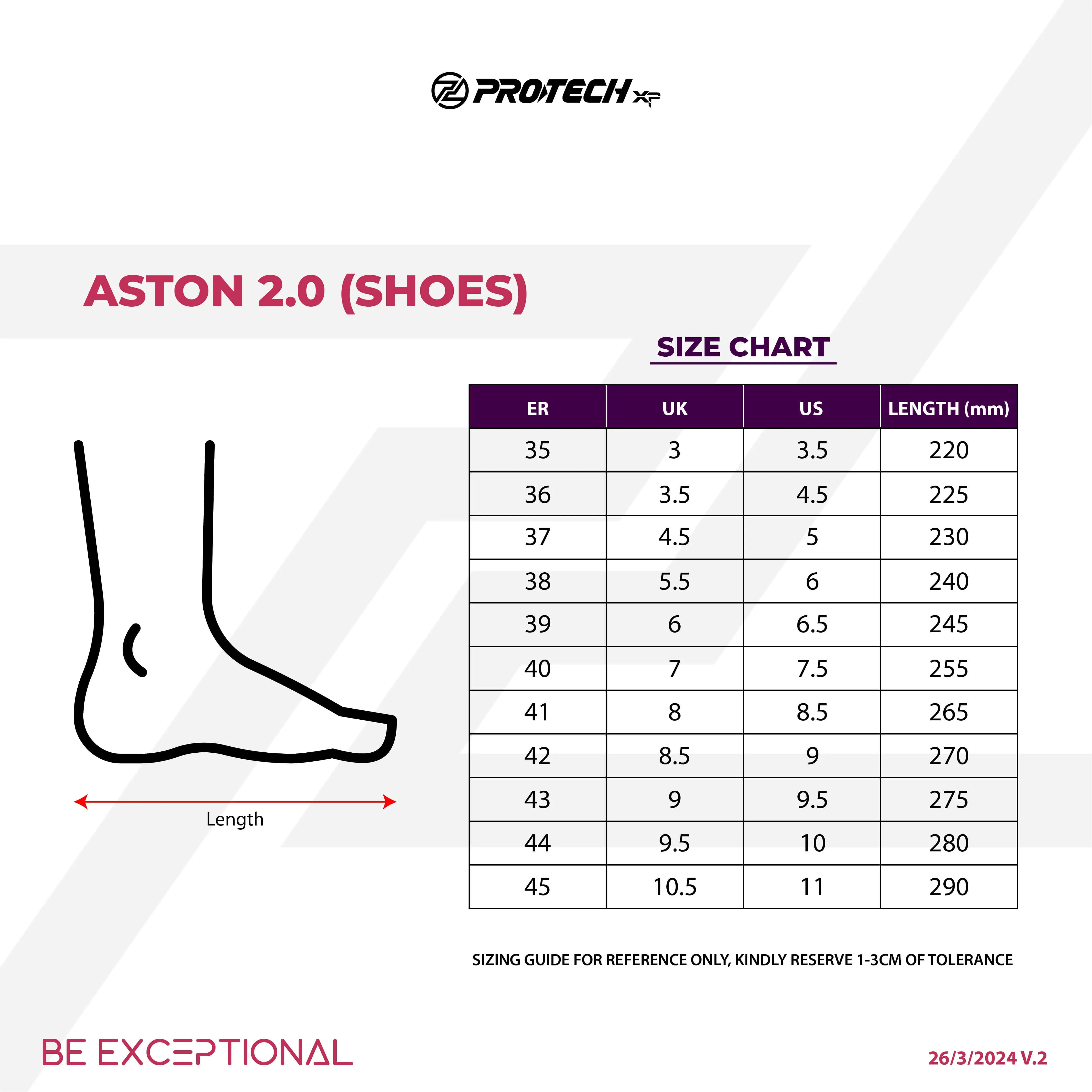 PROTECH Badminton Court Shoes ASTON 2.0