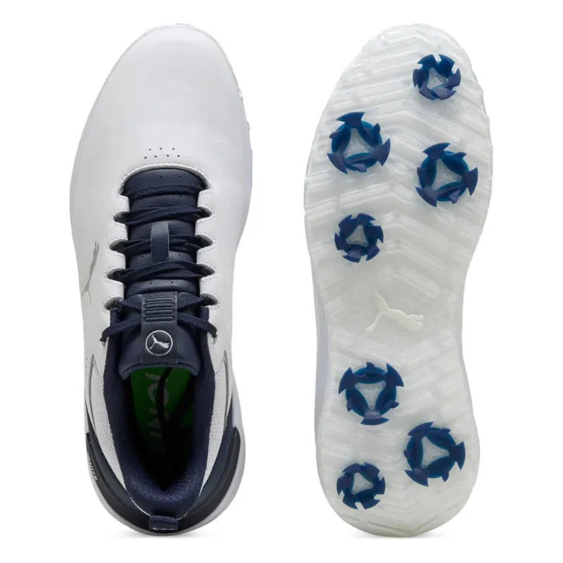 Puma Ignite Innovate Leather Golf Shoes - White/Navy