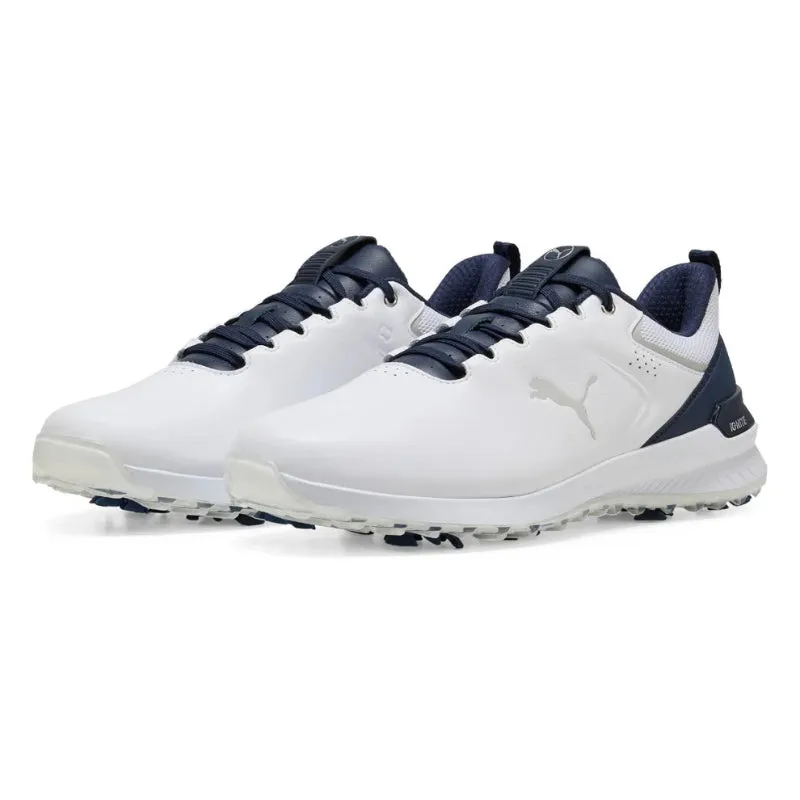 Puma Ignite Innovate Leather Golf Shoes - White/Navy
