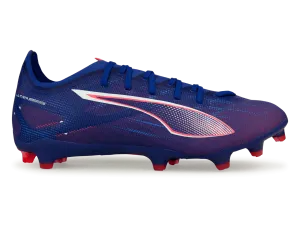 PUMA Men's Ultra 5 Match FG/AG Lapis Lazuli/White