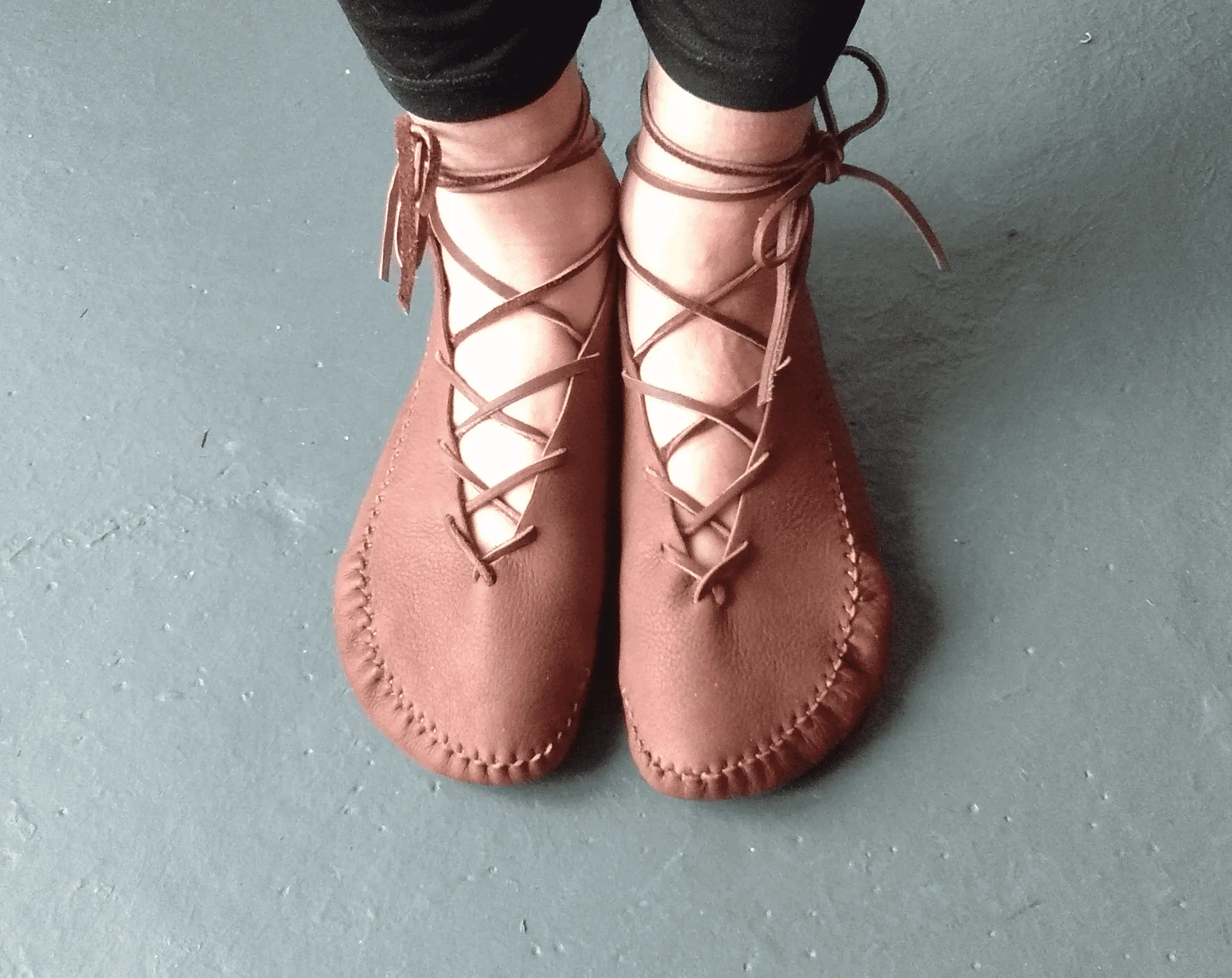 "The Summer" Moccasins / Custom-Made Barefoot Shoes