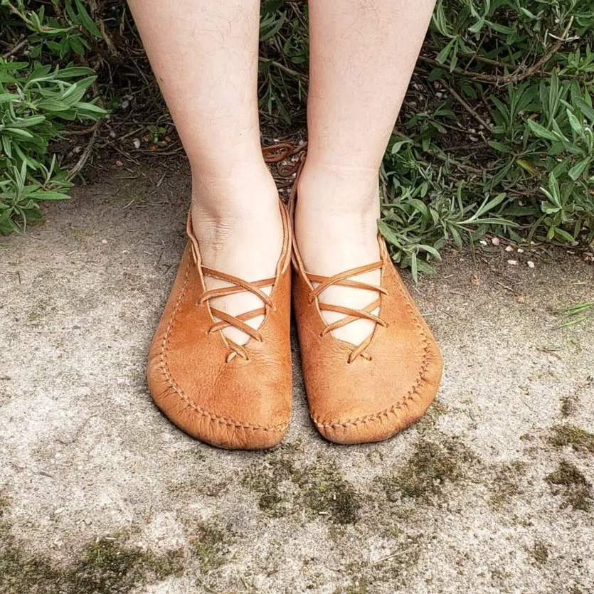 "The Summer" Moccasins / Custom-Made Barefoot Shoes
