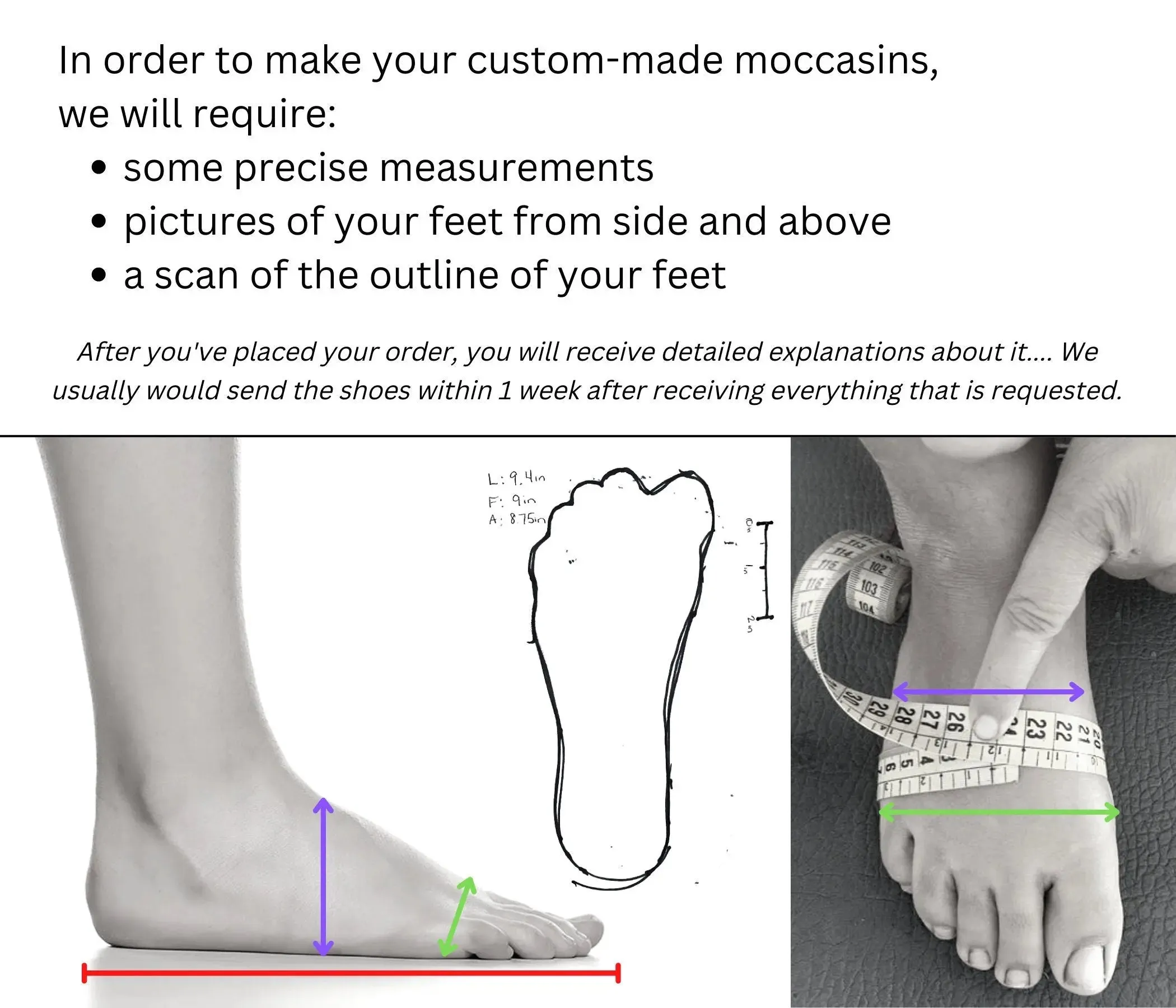 "The Summer" Moccasins / Custom-Made Barefoot Shoes