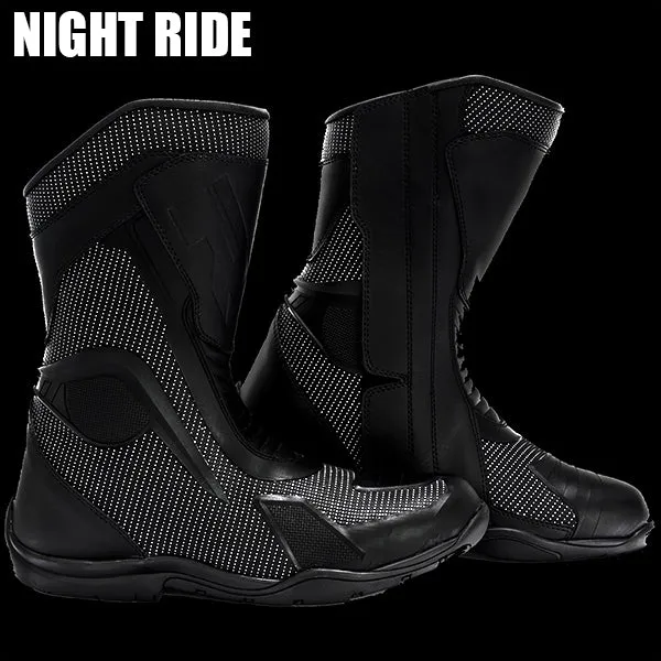 Richa Flare Waterproof Leather Touring Boots - Black