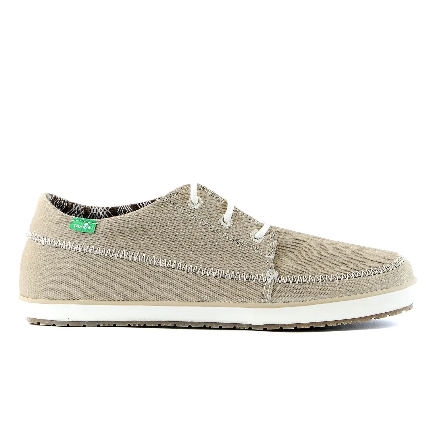 Sanuk Cassius Boat Shoe - Dark Brown - Mens