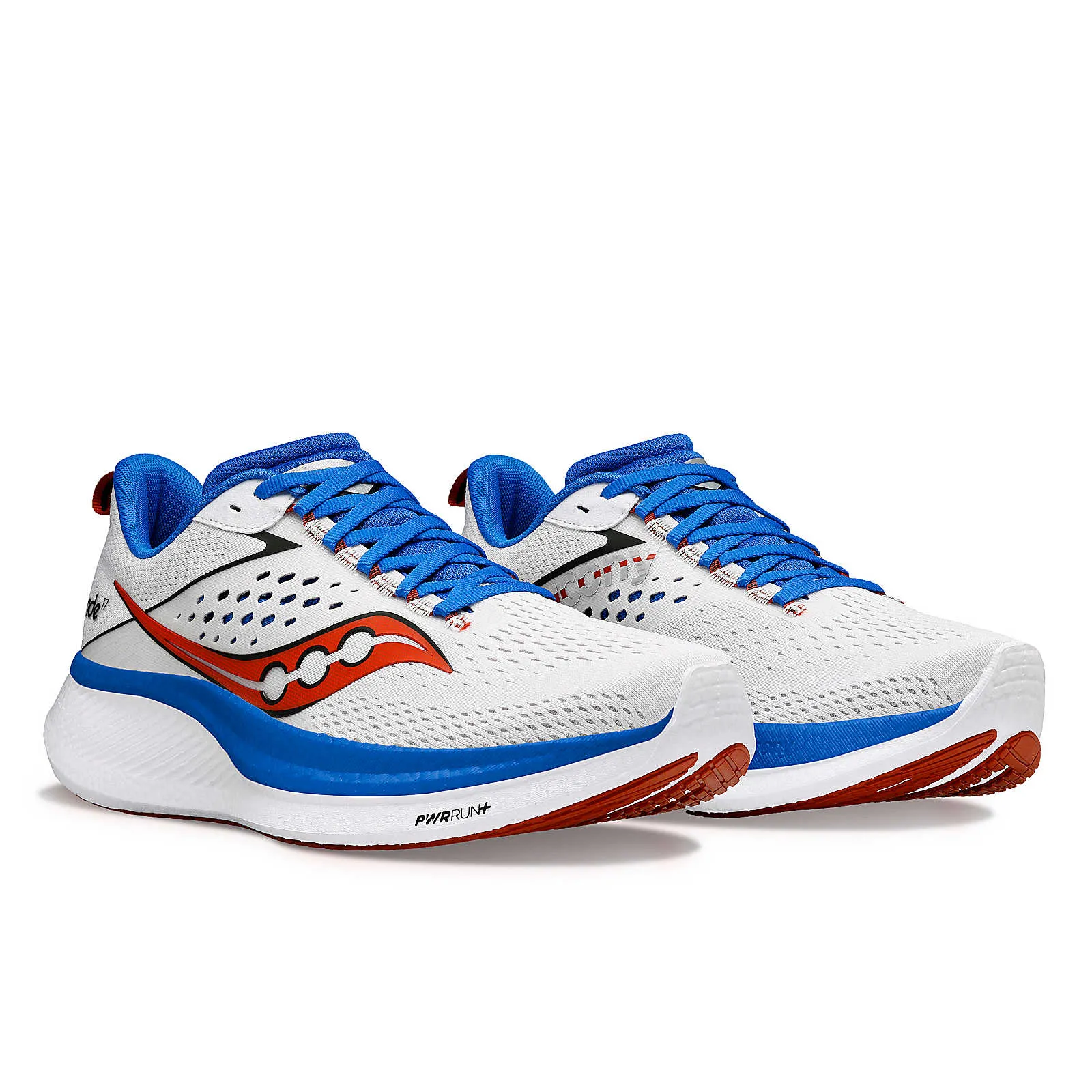 Saucony Mens Ride 17- White/Cobalt (S20924-105)