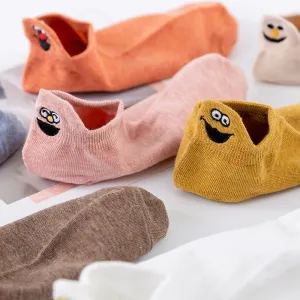 Sesame Street Embroidered Crew Socks(10 pairs)
