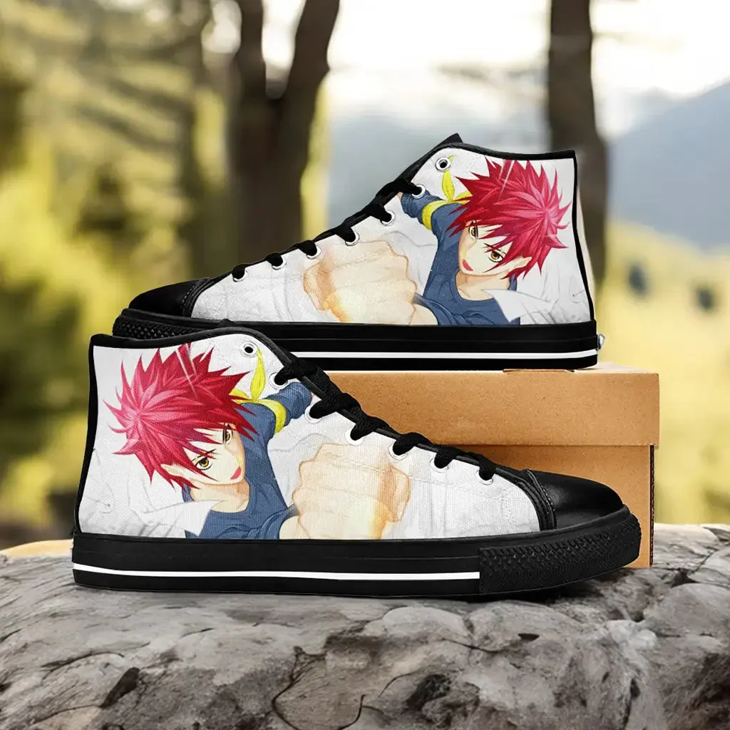 Shokugeki no Souma Shoes High Tops Sneakers for Kids and Adults