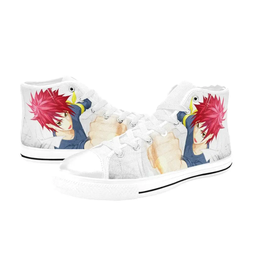 Shokugeki no Souma Shoes High Tops Sneakers for Kids and Adults