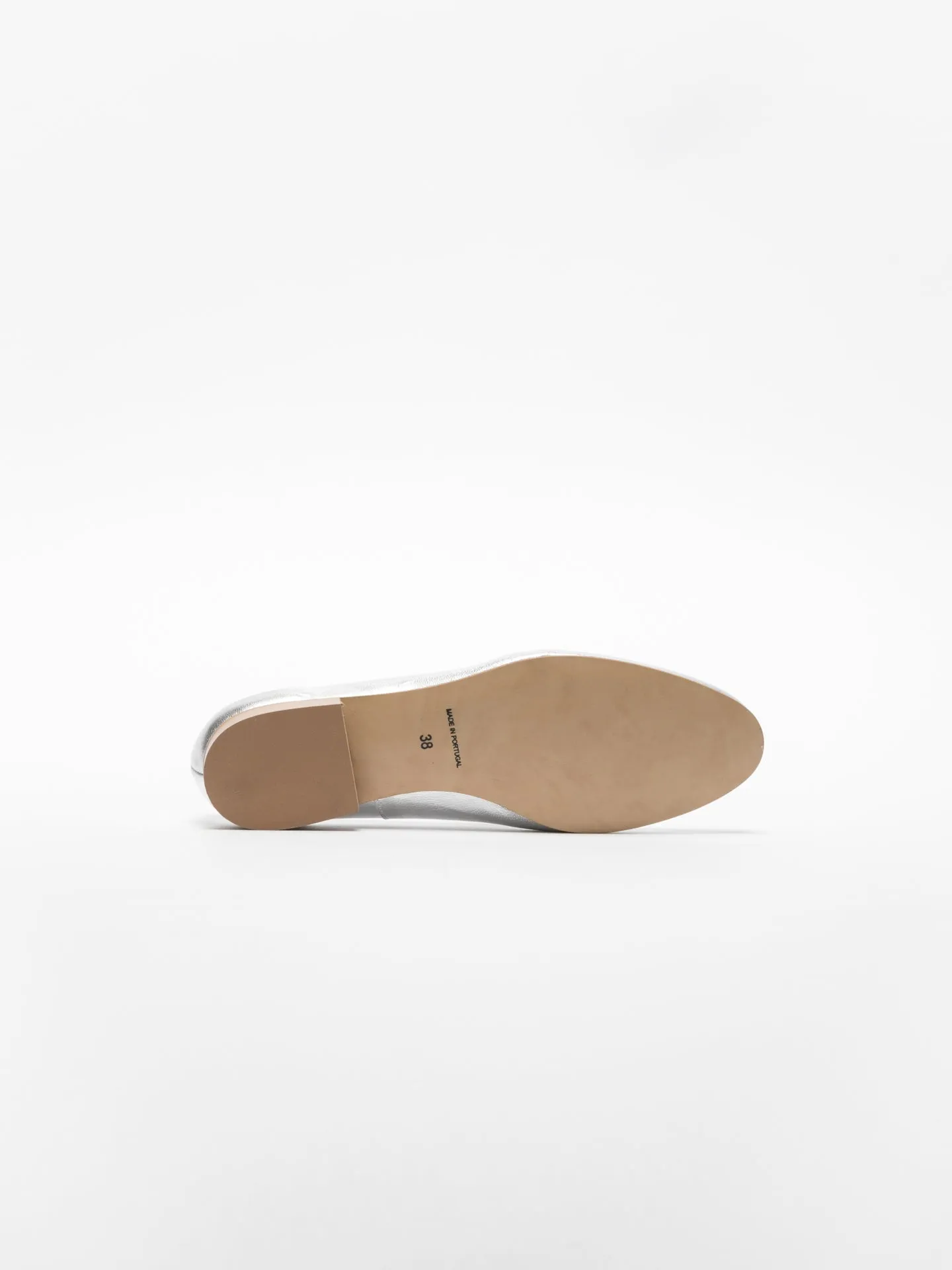 Silver Loafers Shoes