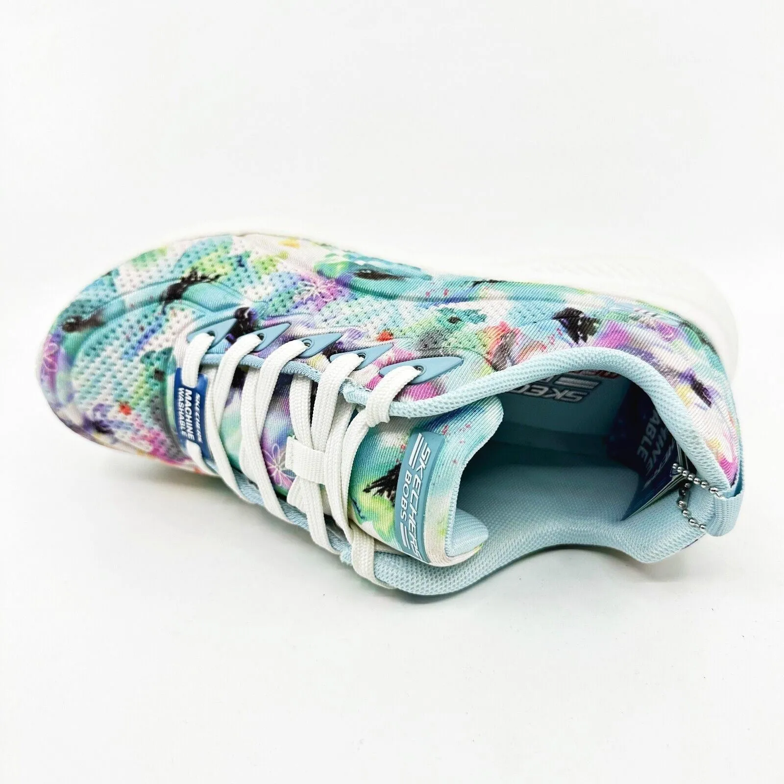 Skechers Bobs Bund Heavy Petal White Multi Womens Size 5.5 Athletic Sneakers