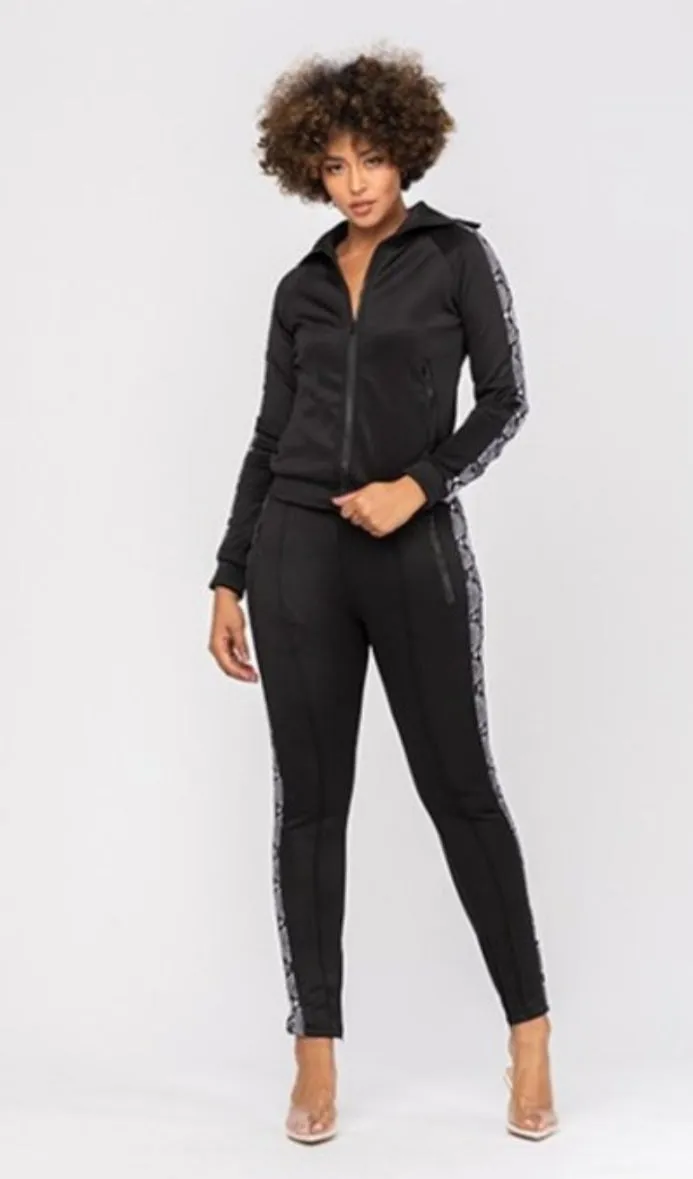 Snake Skin Tracksuit