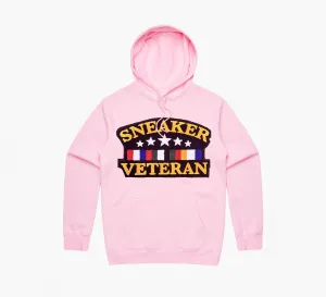 Sneaker Veteran Chenille Patch Pink Hoodie