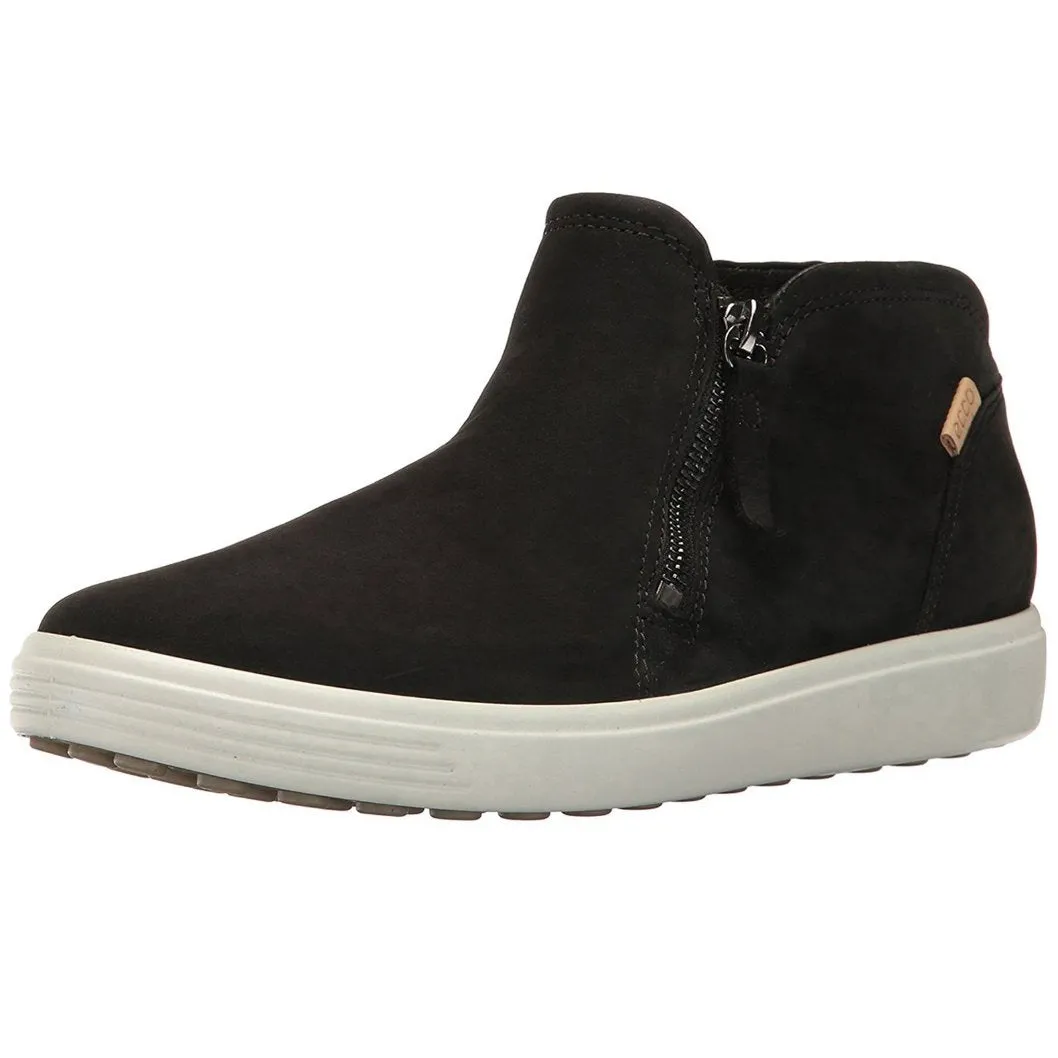 Soft 7 Nubuck Leather Women's Zip Up Ankle Boots