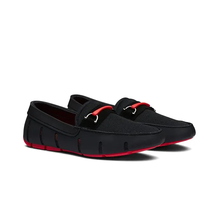 Sporty Bit Loafer - Black/Red