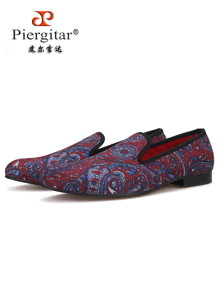 Spring and summer new style colorful cloth casual men's shoes trendy low-top cloth shoes European and American large size loafers slip-on shoes