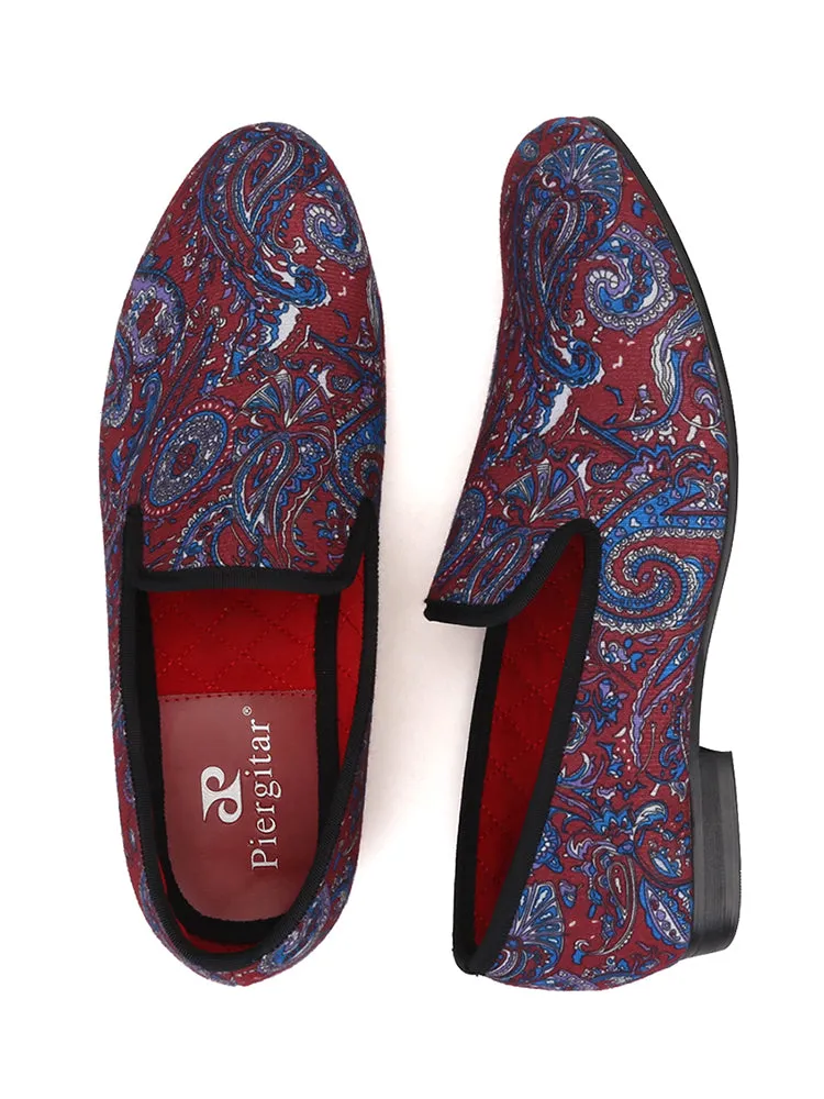 Spring and summer new style colorful cloth casual men's shoes trendy low-top cloth shoes European and American large size loafers slip-on shoes