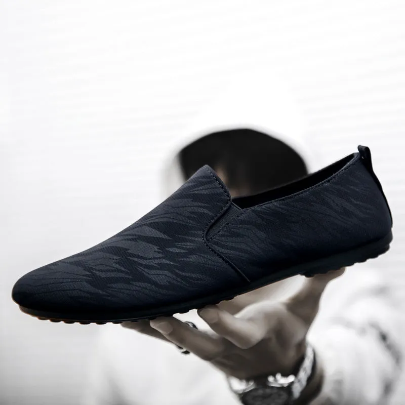 Spring society guy casual shoes trendy shoes Doudou shoes men's lazy shoes cover feet one pedal men's shoes foreign trade large size