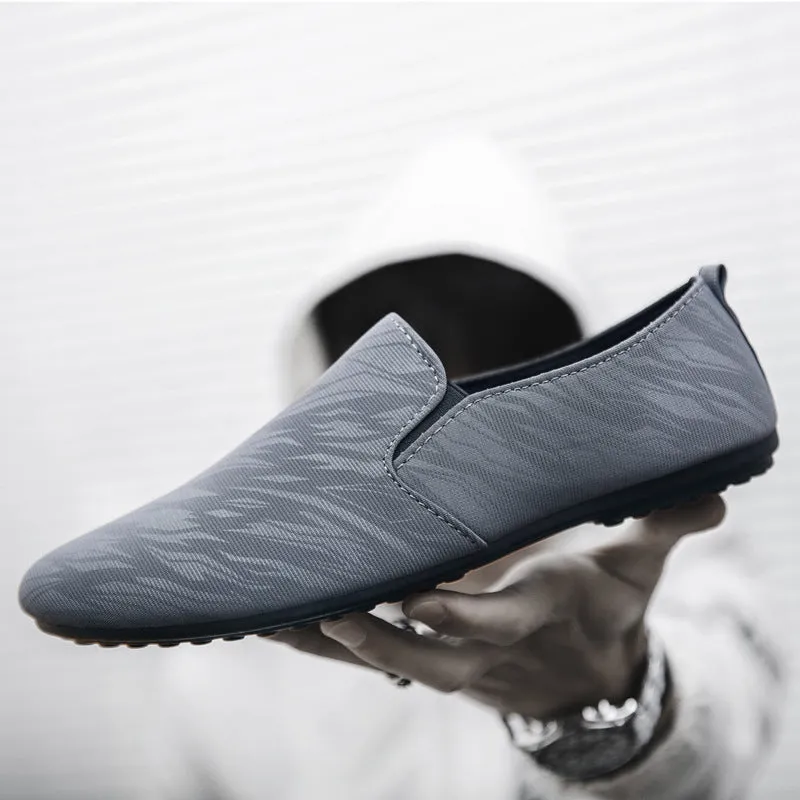 Spring society guy casual shoes trendy shoes Doudou shoes men's lazy shoes cover feet one pedal men's shoes foreign trade large size