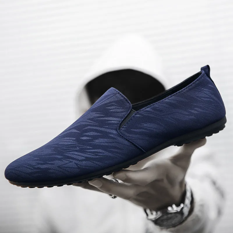 Spring society guy casual shoes trendy shoes Doudou shoes men's lazy shoes cover feet one pedal men's shoes foreign trade large size