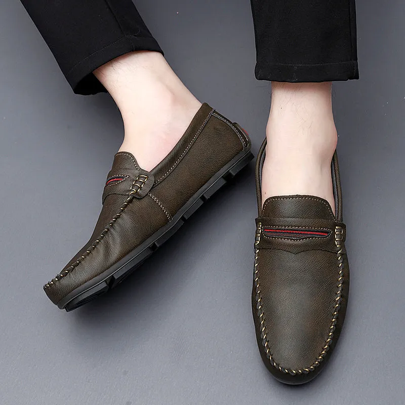 STEFAN LEE GENUINE LEATHER LOAFERS