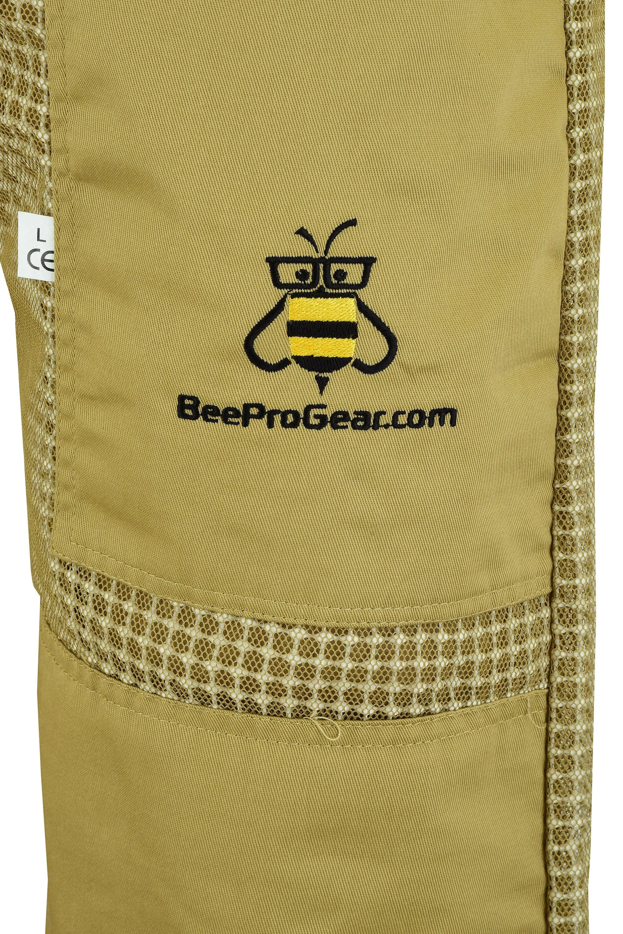 Sting-Proof Ultra-Ventilated 3-Layer Mesh Beekeeping Trouser with Attached Tool Pockets | Brown