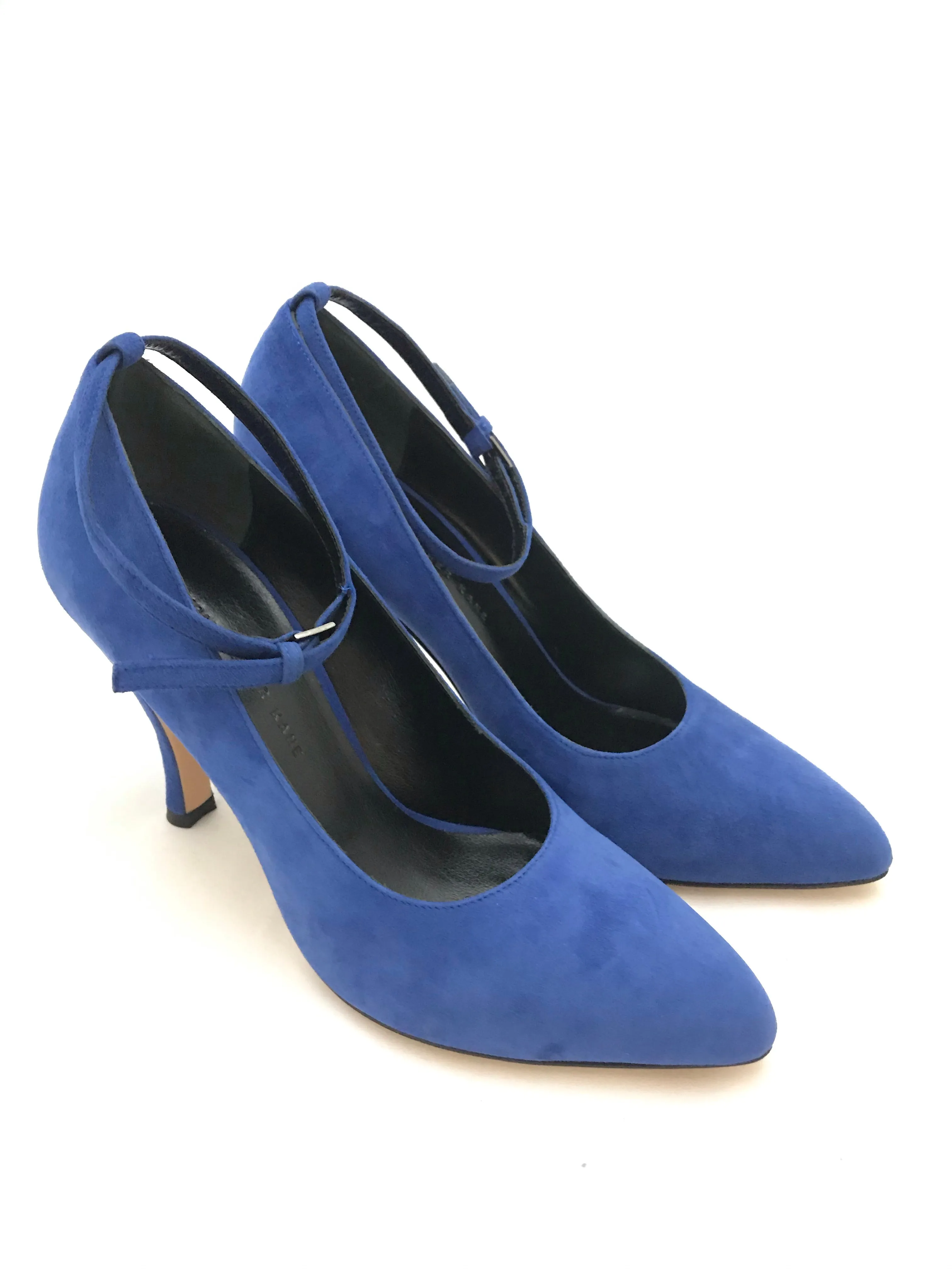 Suede Court Heels