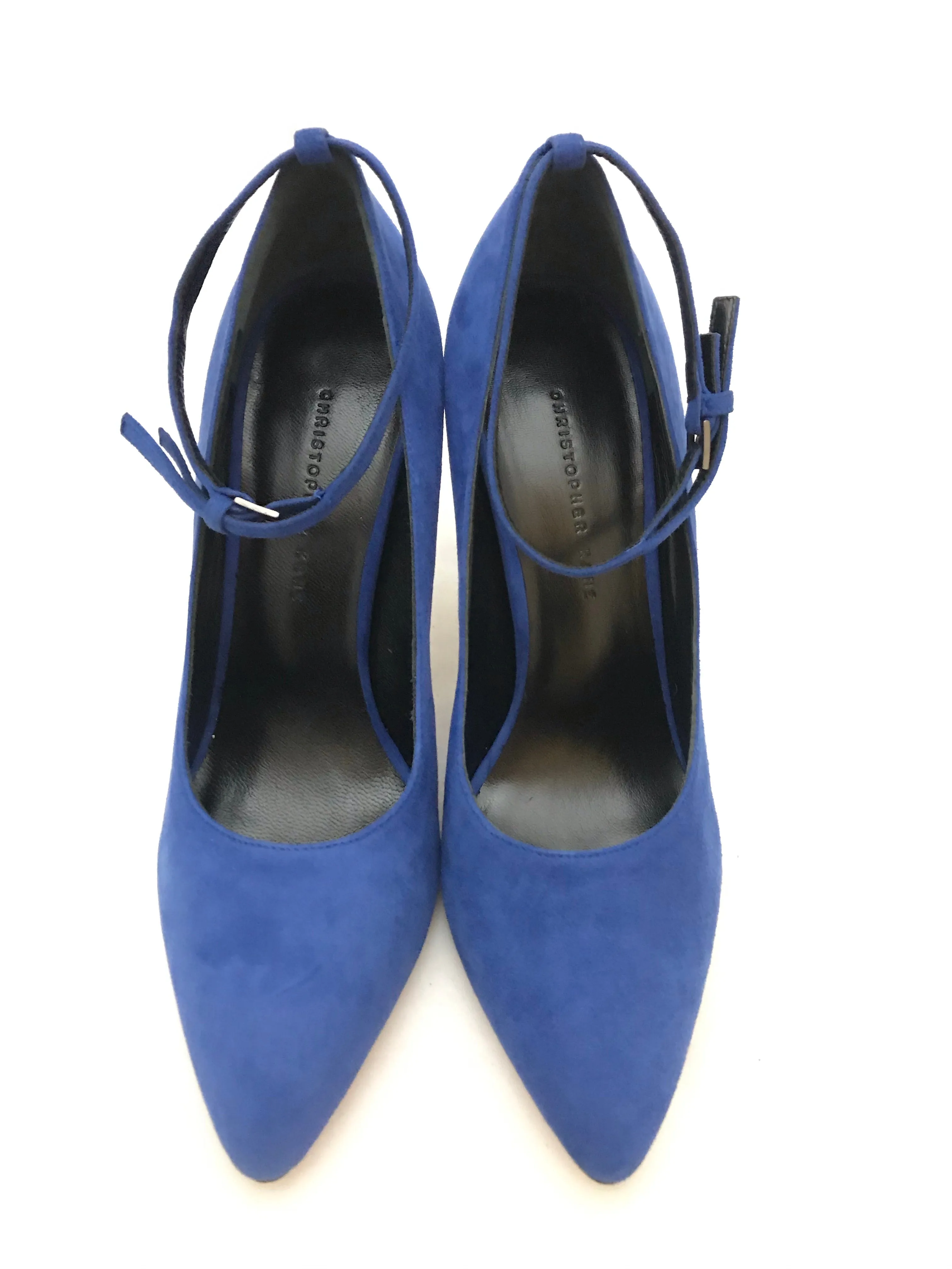 Suede Court Heels