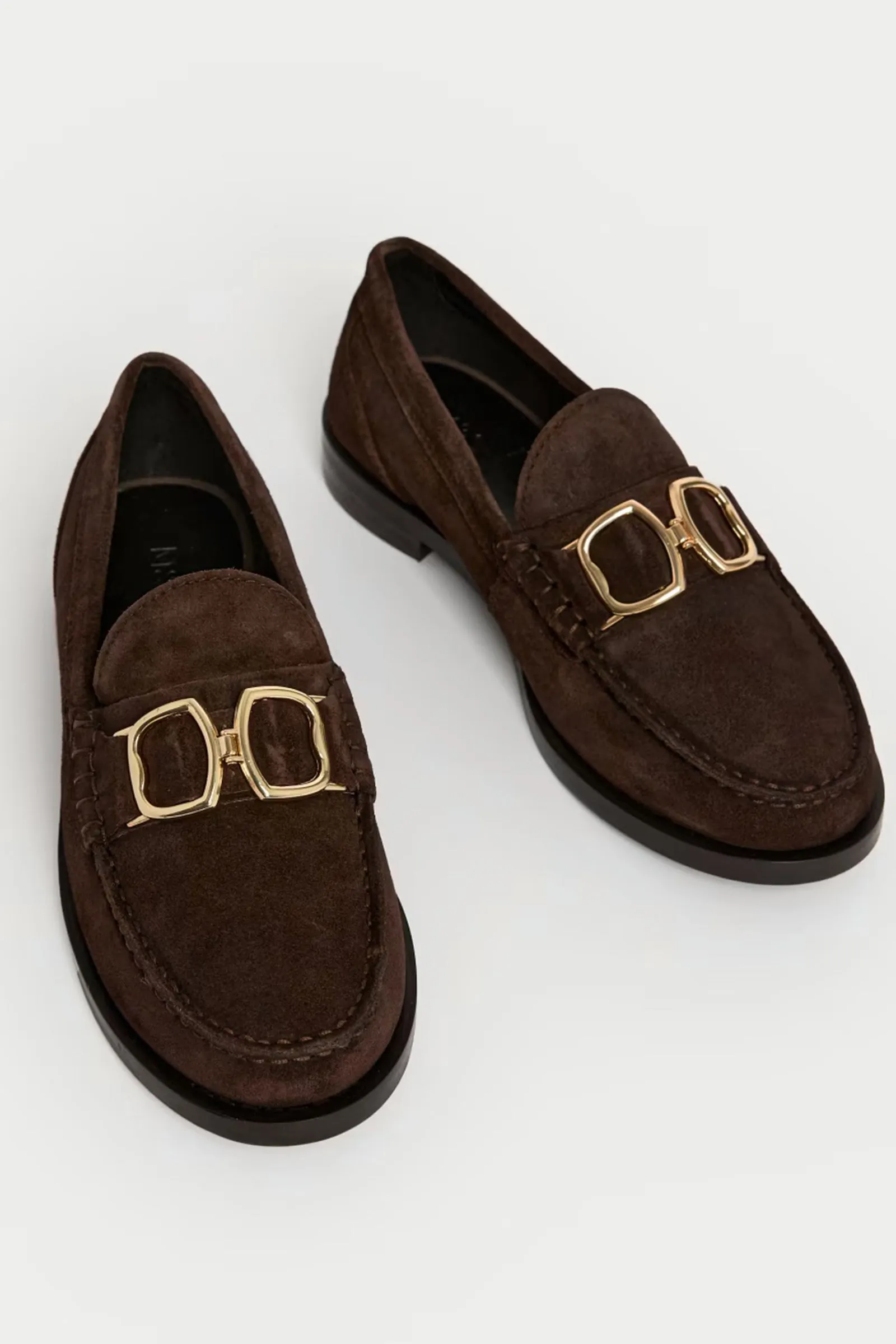 Suede Trim Loafers