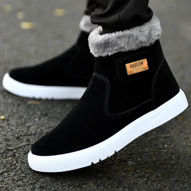 Trendy Casual Lace Up Ankle Boots For Men