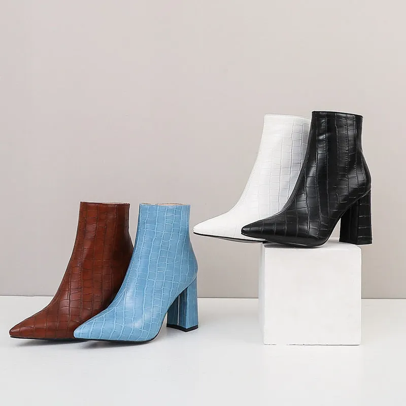 Trendy Pointed Toe Boots