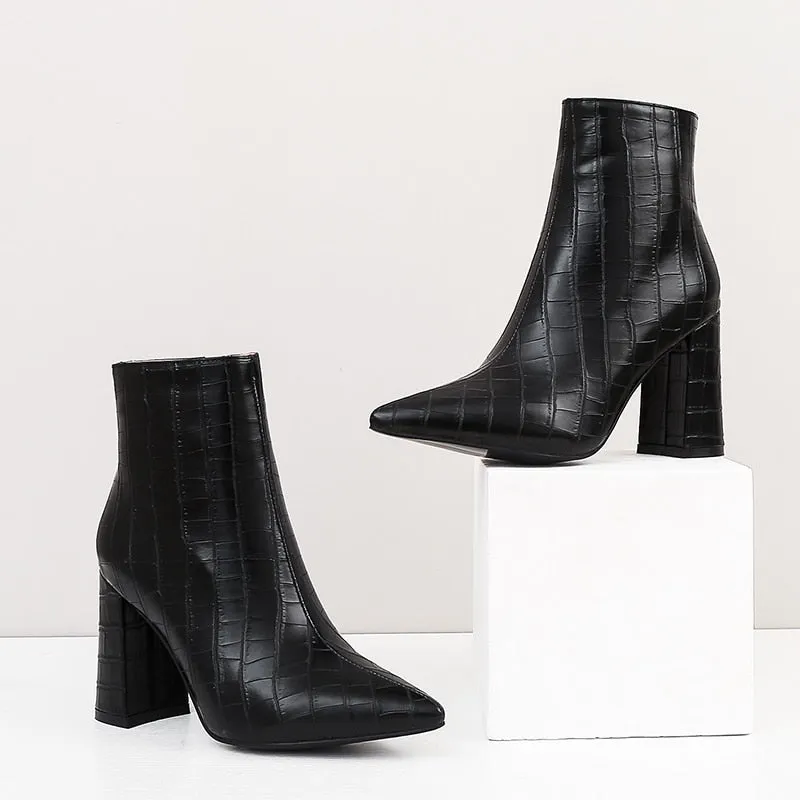 Trendy Pointed Toe Boots
