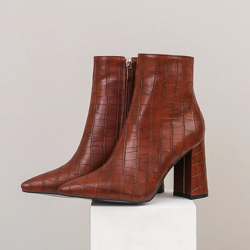 Trendy Pointed Toe Boots