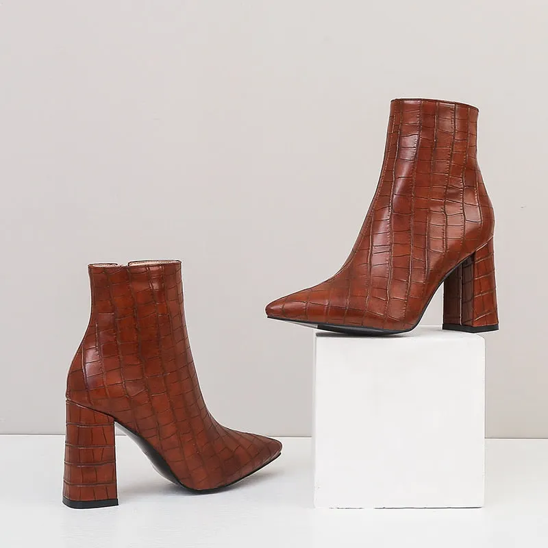 Trendy Pointed Toe Boots
