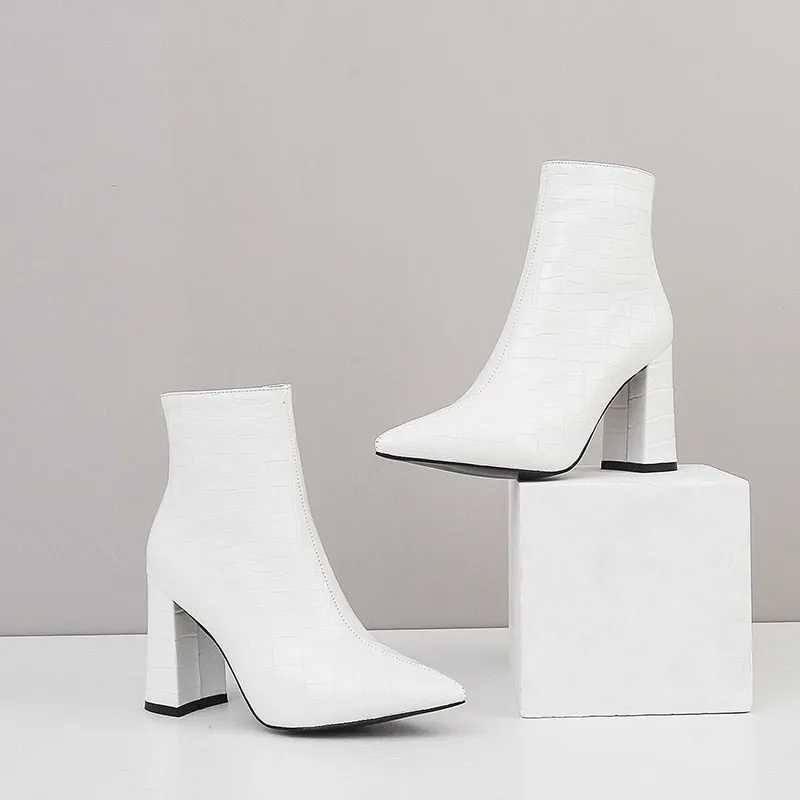 Trendy Pointed Toe Boots