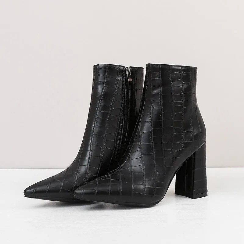 Trendy Pointed Toe Boots
