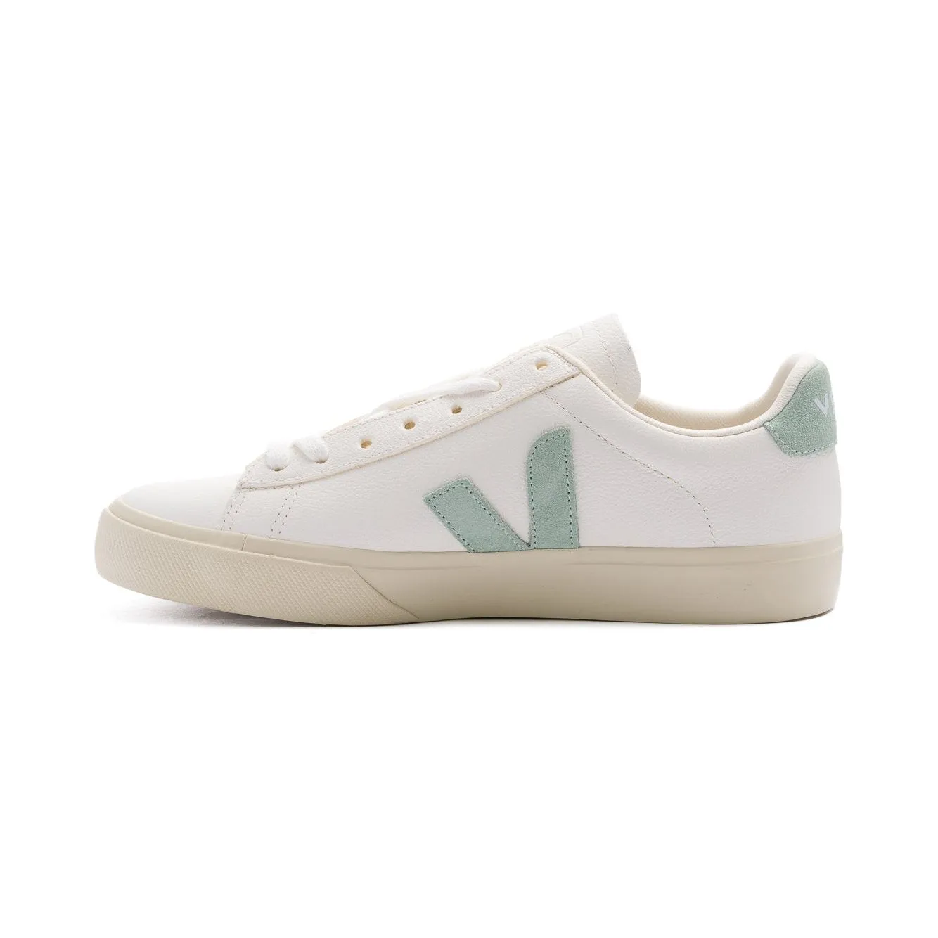 Veja Campo ChromeFree Leather Shoe - White/Matcha
