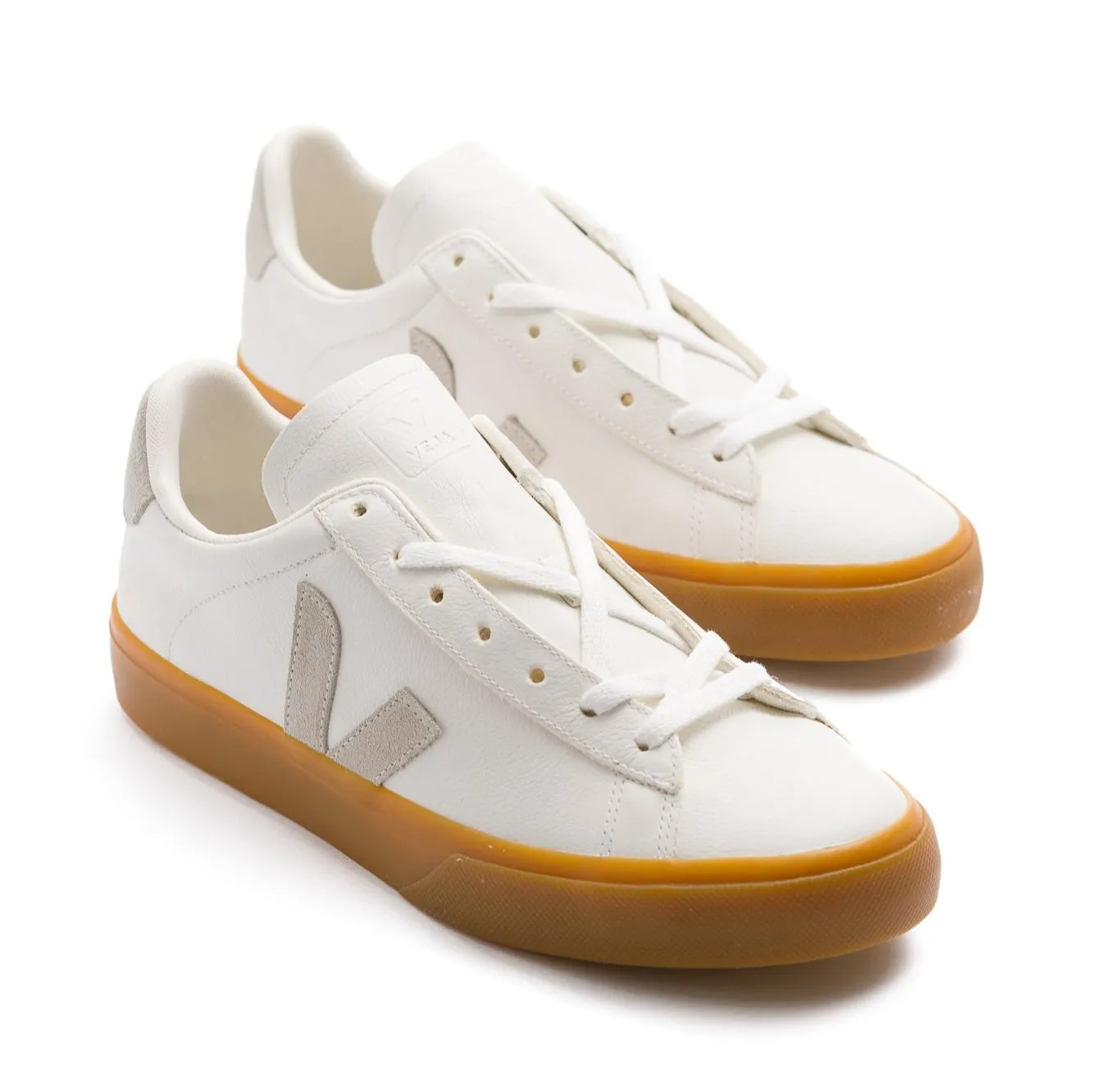 Veja Campo ChromeFree Leather Shoe - White/Natural