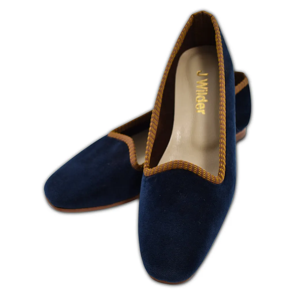 Velvet Loafers - Admiral Navy