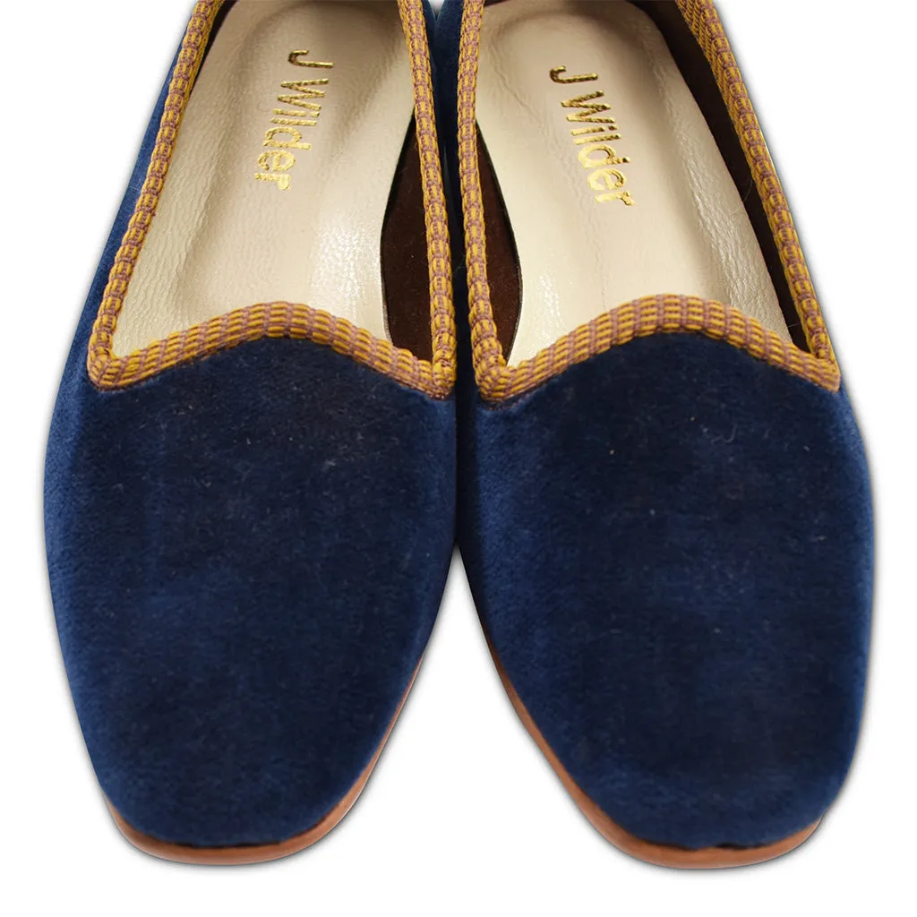 Velvet Loafers - Admiral Navy