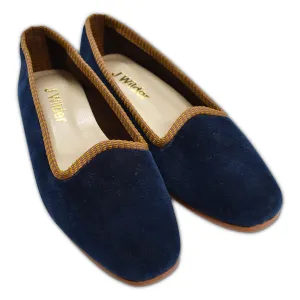 Velvet Loafers - Admiral Navy