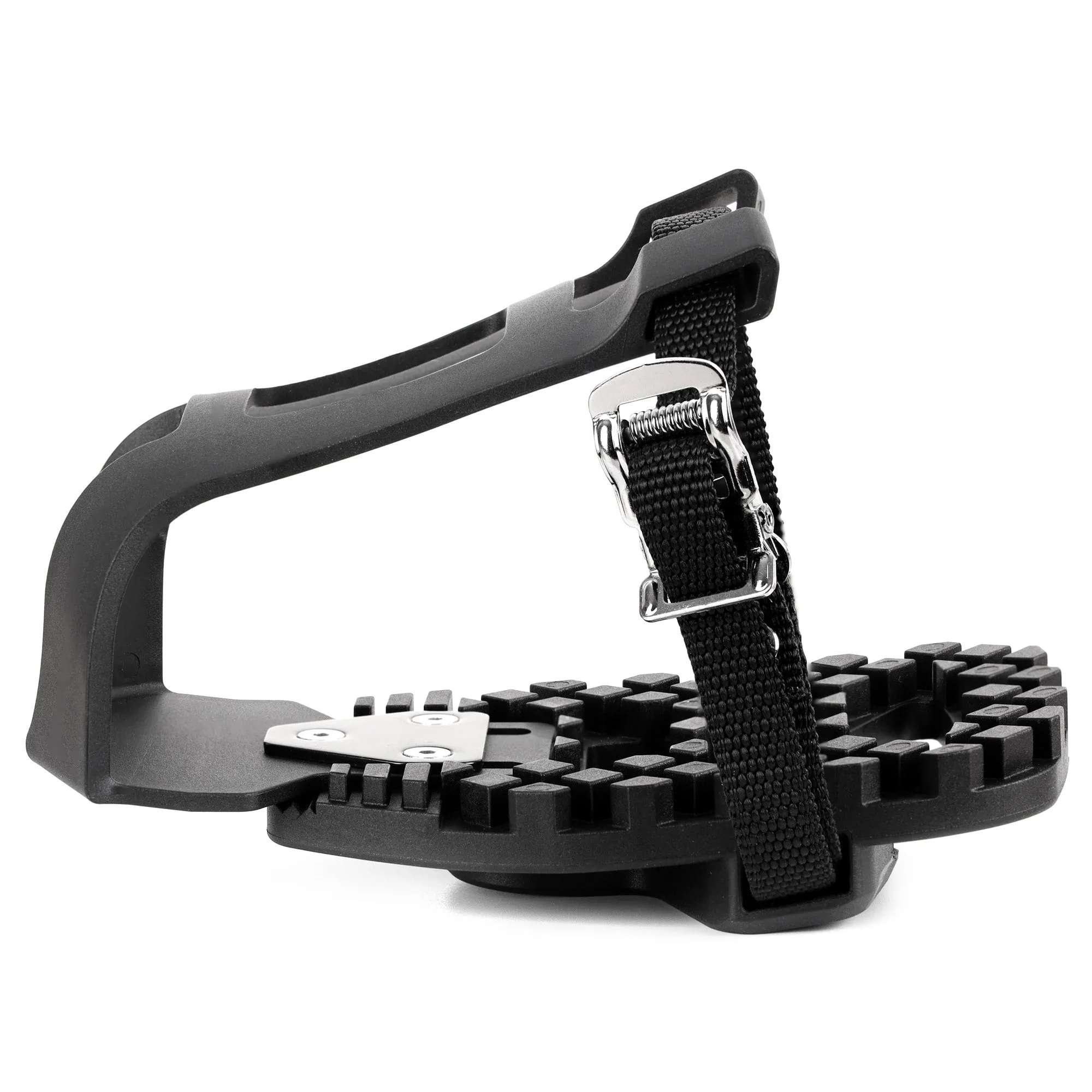 Venzo Bike Bicycle Toe Clips Cage Indoor Exercise Bike Pedal Adapters - Compatible with Peloton Bike Pedal, Convert Look Delta Pedals to Toe Clip Straps Ride with Sneakers - Toe Cages ONLY