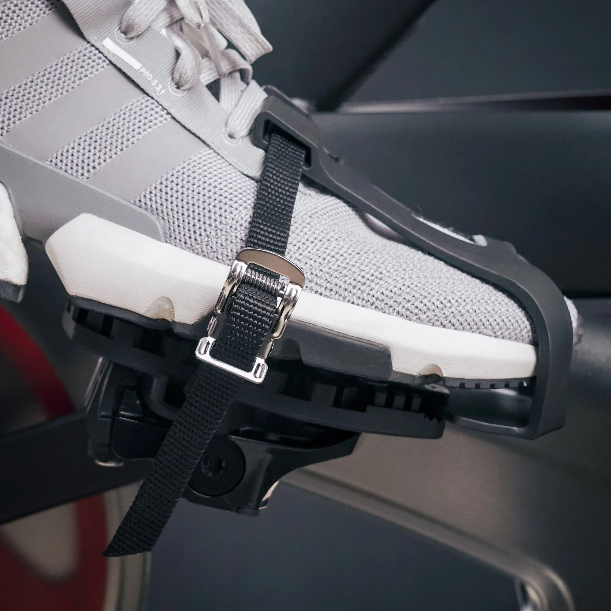 Venzo Bike Bicycle Toe Clips Cage Indoor Exercise Bike Pedal Adapters - Compatible with Peloton Bike Pedal, Convert Look Delta Pedals to Toe Clip Straps Ride with Sneakers - Toe Cages ONLY
