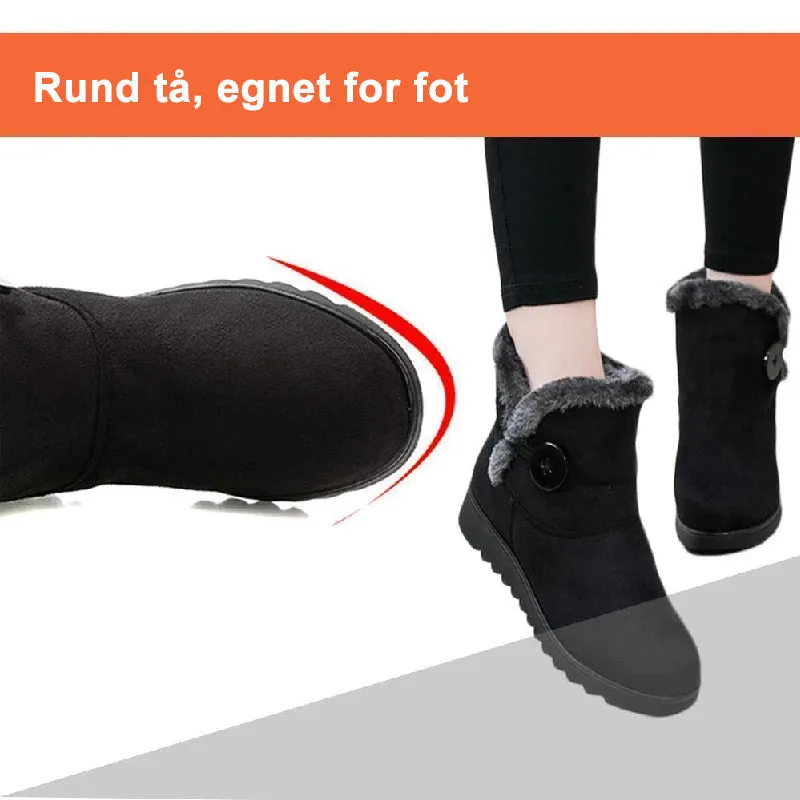 Warm fur lined winter boots for women