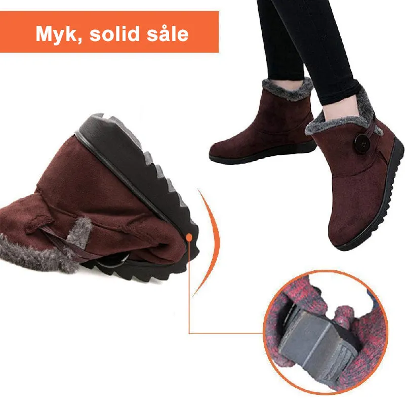 Warm fur lined winter boots for women