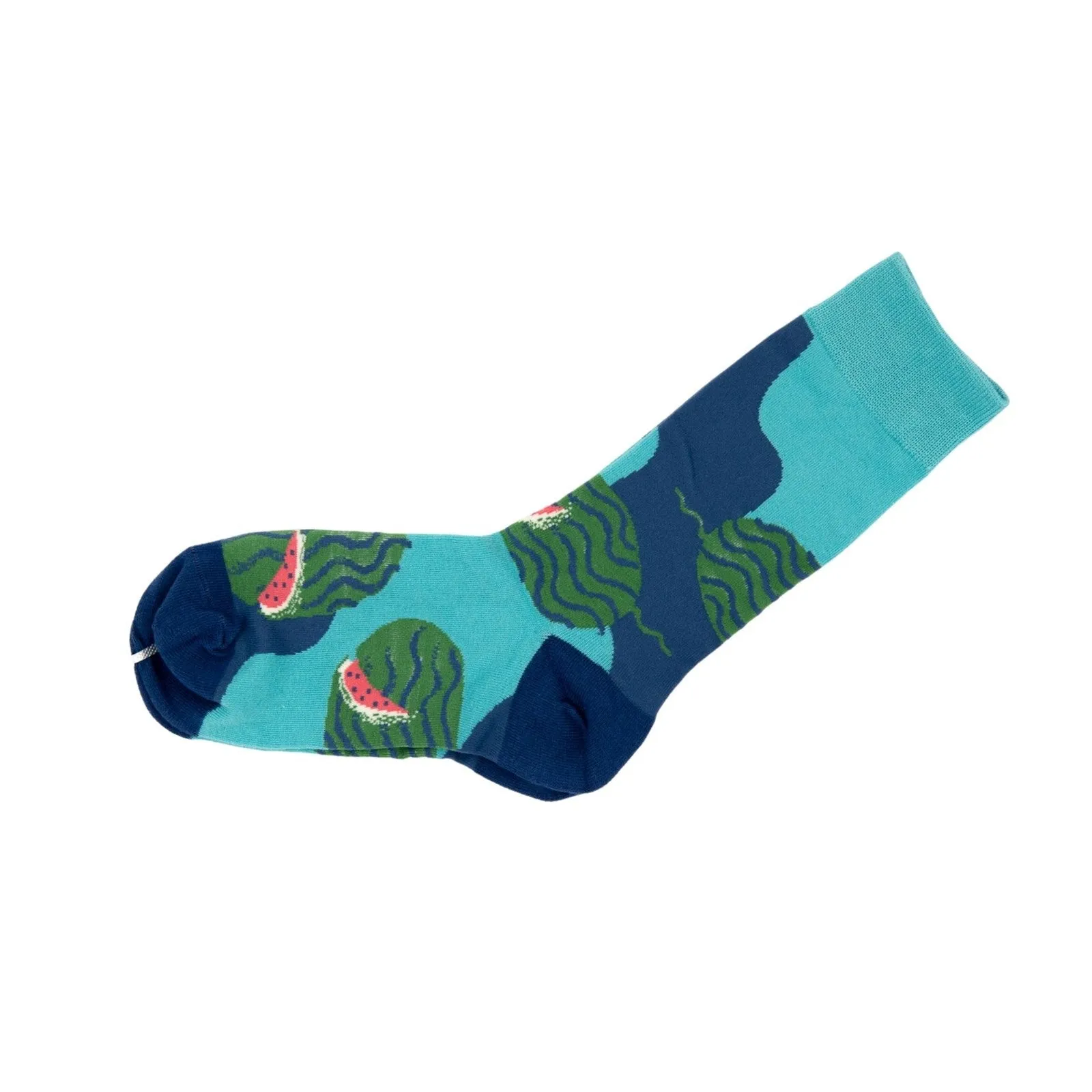 Whimsical Watermelon Crew Socks 4 Pairs Gift Set By Designer